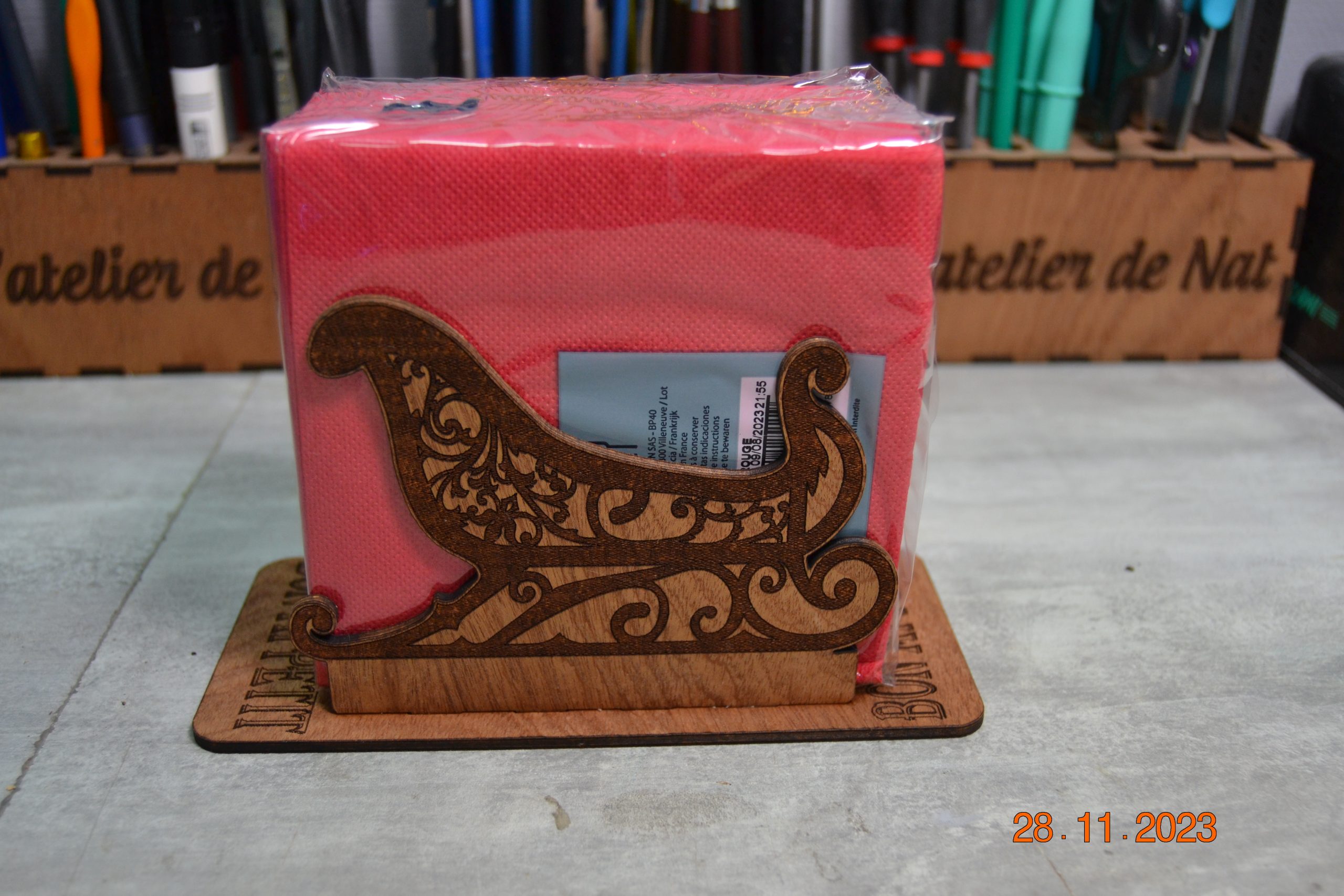 Porte serviette traineau